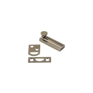 2 in. Solid Brass Surface Bolt in Antique Nickel