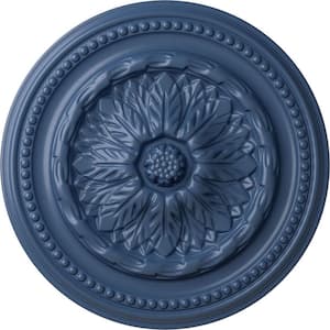 15-3/4" x 1-7/8" Chester Urethane Ceiling Medallion (Fits Canopies upto 2-1/4"), Hand-Painted Americana