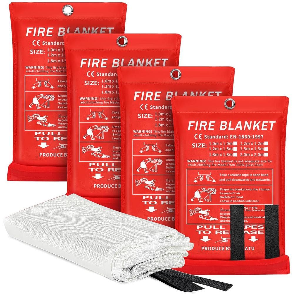 Lukyamzn 40 in. x 40 in. Emergency Fire Extinguisher Fire