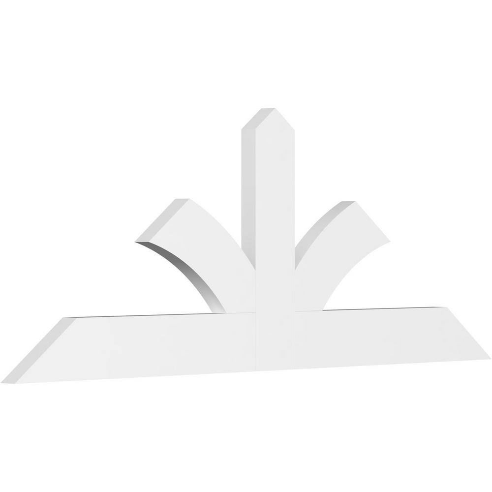 72 in. W x 27 in. H x 2 in. D x 6 in. F, 9/12 Pitch, Richland Signature Urethane Gable Bracket, Primed Tan price history on PriceWatchPro