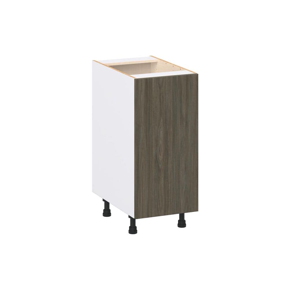 Timberline Slab Walnut Assembled Base Kitchen Cabinet with a Full Height Door (15 in. W x 34.5 in. H x 24 in. D) price history on PriceWatchPro