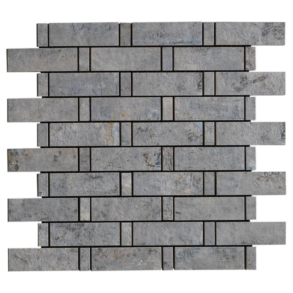 Mantis Ocean Blue 6 in. x 0.35 in. Matte Porcelain Floor and Wall Mosaic Tile Sample price history on PriceWatchPro