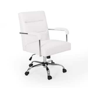 Blackfoot White Adjustable Swivel Office Chair