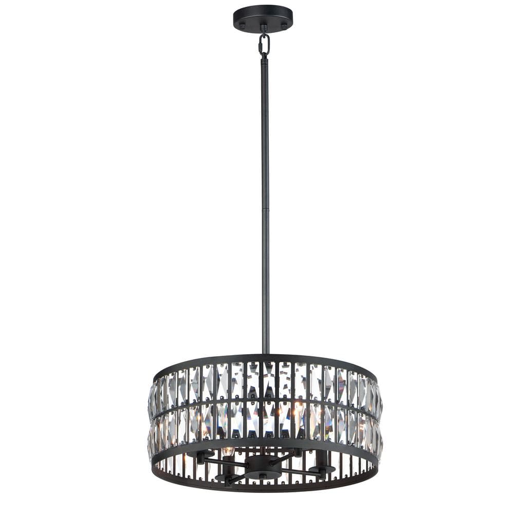 Madeline 4-Light Black Pendant Light price history on PriceWatchPro