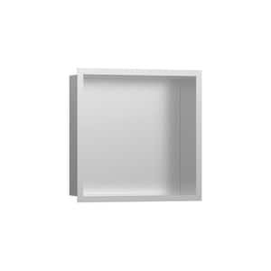 XtraStoris Individual 15 in. W x 15 in. H x 4 in. D Stainless Steel Shower Niche in Brushed Stainless Steel