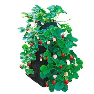 3.50 Gal. Capacity Fabric Geo Textile Strawberry Growing Tower