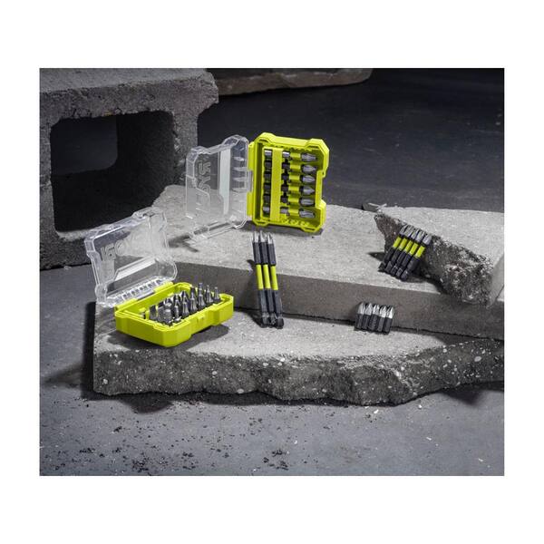 RYOBI - 2 in. Diamond Grit Impact Drive Bits (12-Piece)