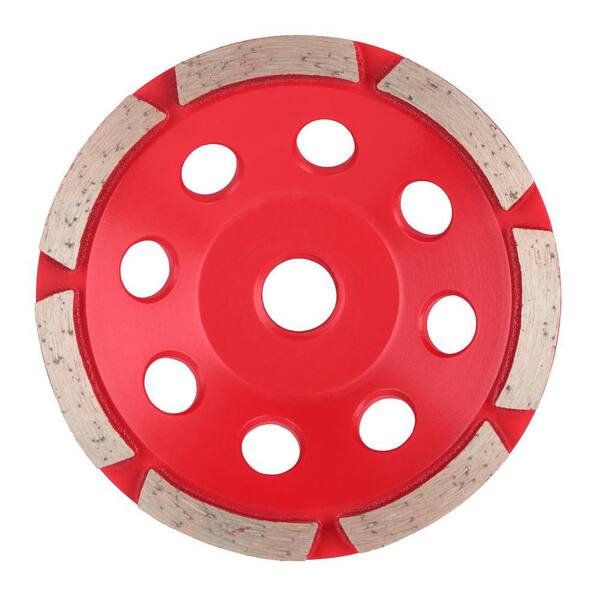 Milwaukee 4 in. Diamond Cup Wheel Single Row 49-93-7700 - The Home