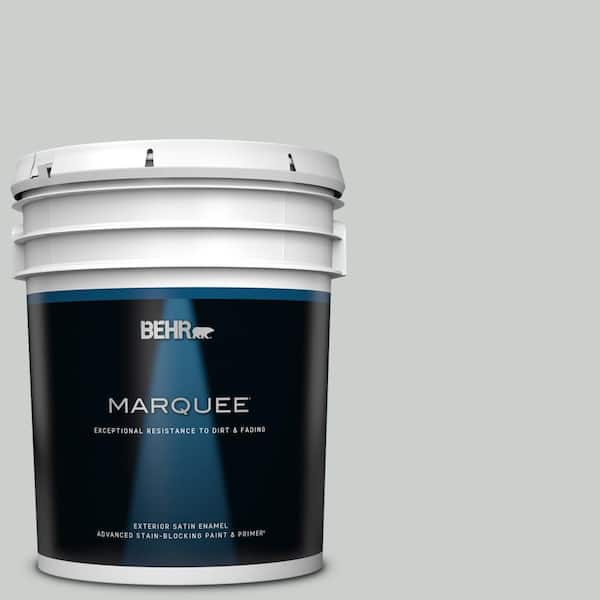 BEHR MARQUEE 5 gal. Home Decorators Collection #HDC-MD-06G Sparkling Silver Satin Enamel Exterior Paint & Primer