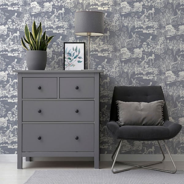 Meadow Hare Paste the Paper Wallpaper