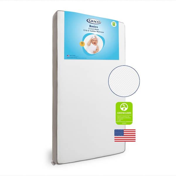 Basics 5-Inch Mesh Crib and Toddler Mattress
