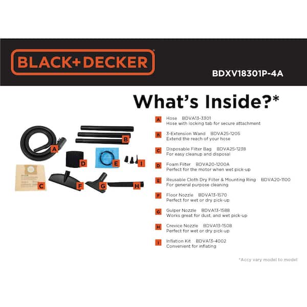 4 Pcs Ultra Light Weight Vacuum Belt Replacement for Black+Decker