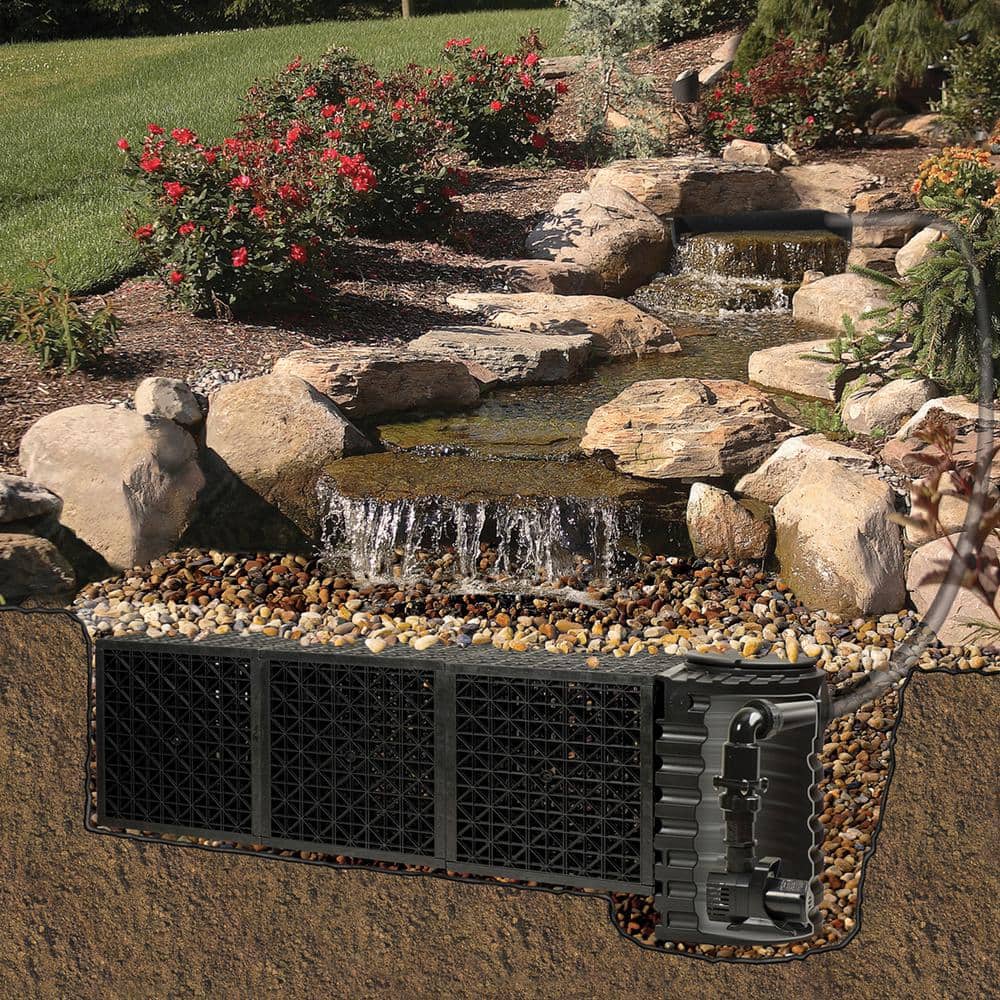 Atlantic Black 16" Waterfall Spillway for Pond-Free Streams