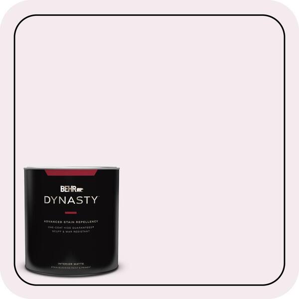 BEHR DYNASTY 1 qt. #690C-1 Sweet Illusion Matte Interior Stain-Blocking Paint & Primer