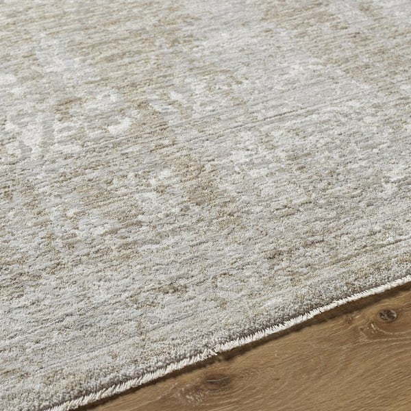 Masterpiece Gray Traditional 8 ft. x 10 ft. Indoor Area Rug