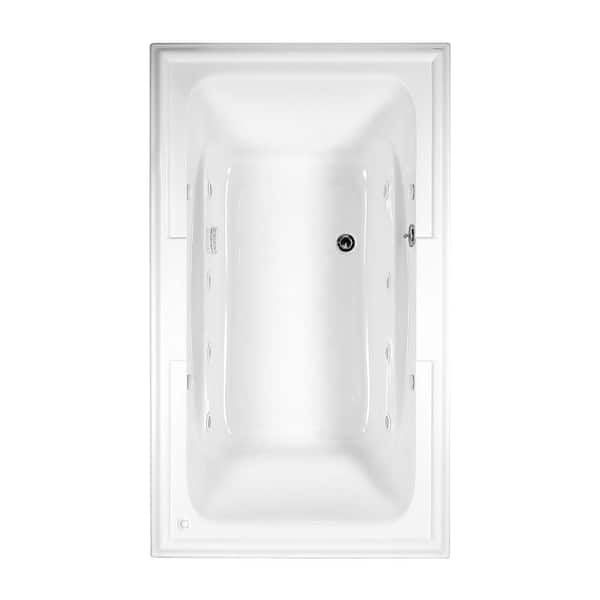 American Standard Town Square EverClean 6 ft. Whirlpool Tub in White