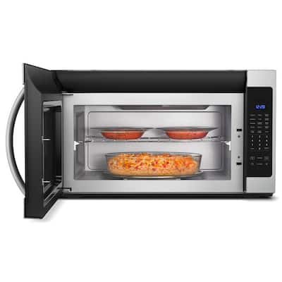 2.1 cu. ft. Over the Range Microwave in Fingerprint Resistant Stainless Steel with Steam Cooking