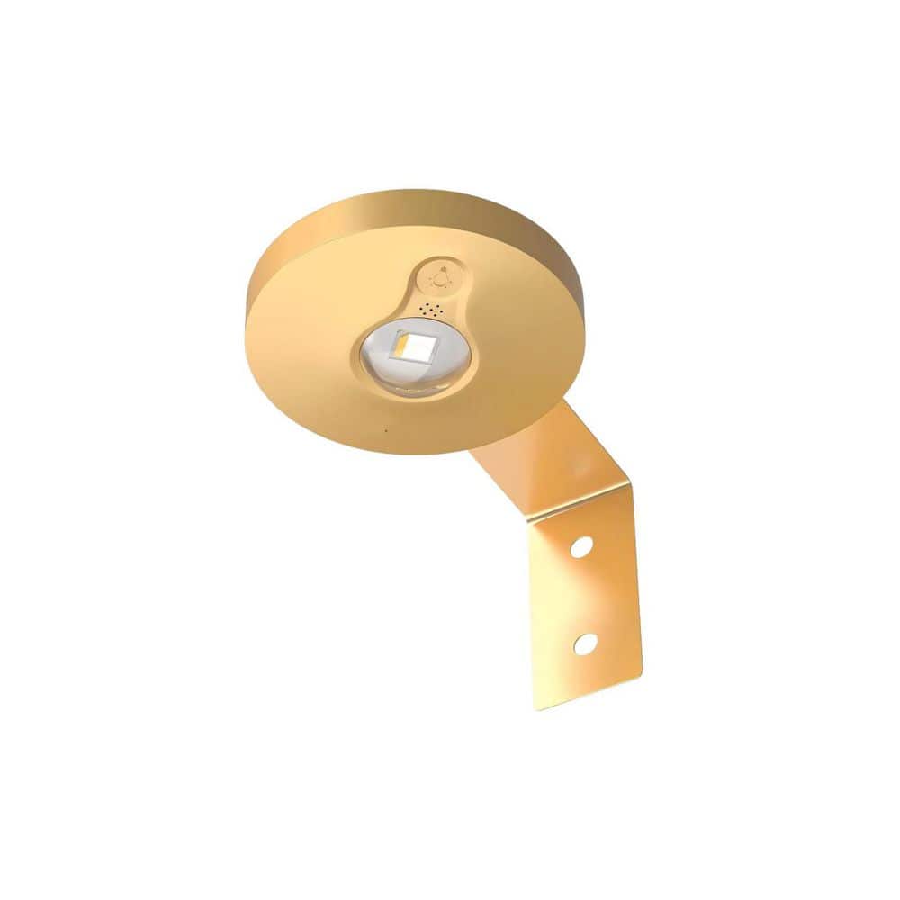 2.8 in. 1-Pack Gold Integrated LED Undercabinet Puck Lights with Stepless Dimming and Timer Indoor Accent Light price history on PriceWatchPro