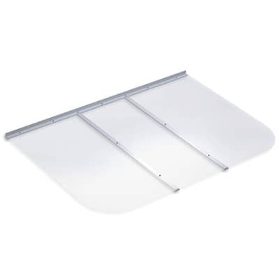 53 in. x 37 in. Rectangular Clear Polycarbonate Window Well Cover
