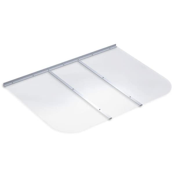 Ultra Protect 53 in. x 37 in. Rectangular Clear Polycarbonate Window Well Cover