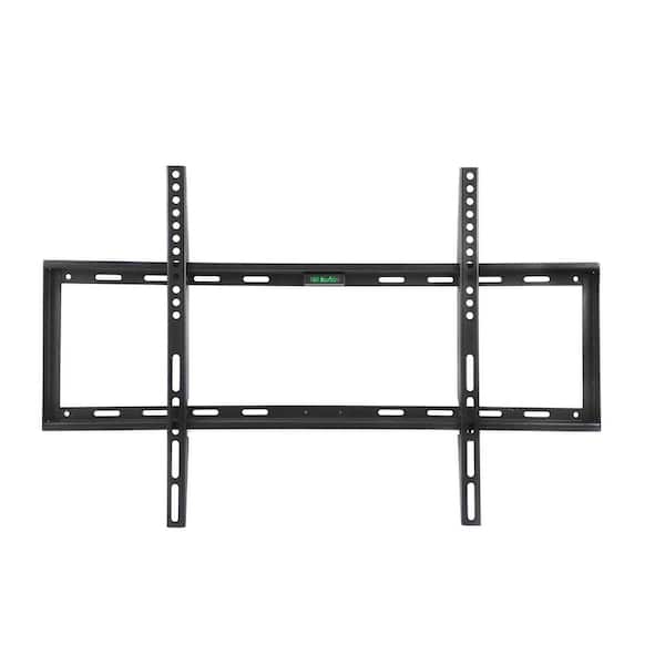 MegaMounts Smooth Black Matt Finish Fixed Wall Television Mount for 26 in. to 55 in. Plasma/LCD/LED Televisions
