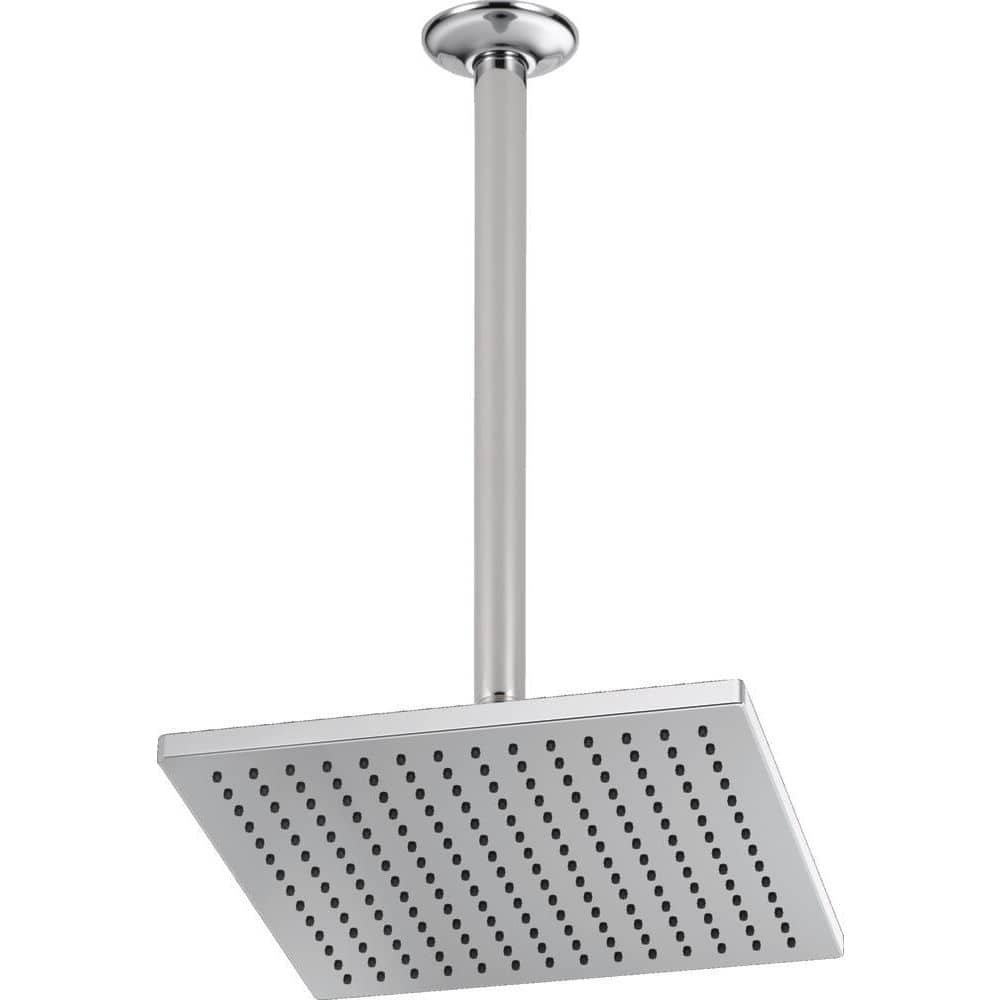 14-Inch Chrome Ceiling Mount Shower Arm with Ball Joint