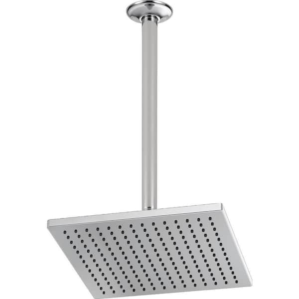 Delta U4998-PN Duscharm & Flansch Für Deckenmontage – Edelstahl, 35,6 Cm Verlängerung, Inkl. Flansch