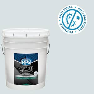 5 gal. PPG1160-1 Harbor Mist Semi-Gloss Antiviral and Antibacterial Interior Paint with Primer