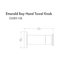 ZLINE Emerald Bay Towel Hook in Chrome (EMBY-HK-CH)