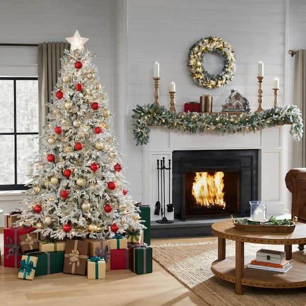 7.5 kenwood frasier fir flocked tree