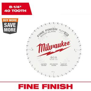 8-1/4 in. x 40-Tooth Carbide Fine Finish Circular Saw Blade