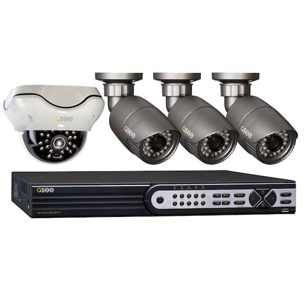 Q-SEE Platinum Series 4-Channel HD SDI Surveillance System with 2TB Hard Drive and (4) 1080p Cameras-DISCONTINUED