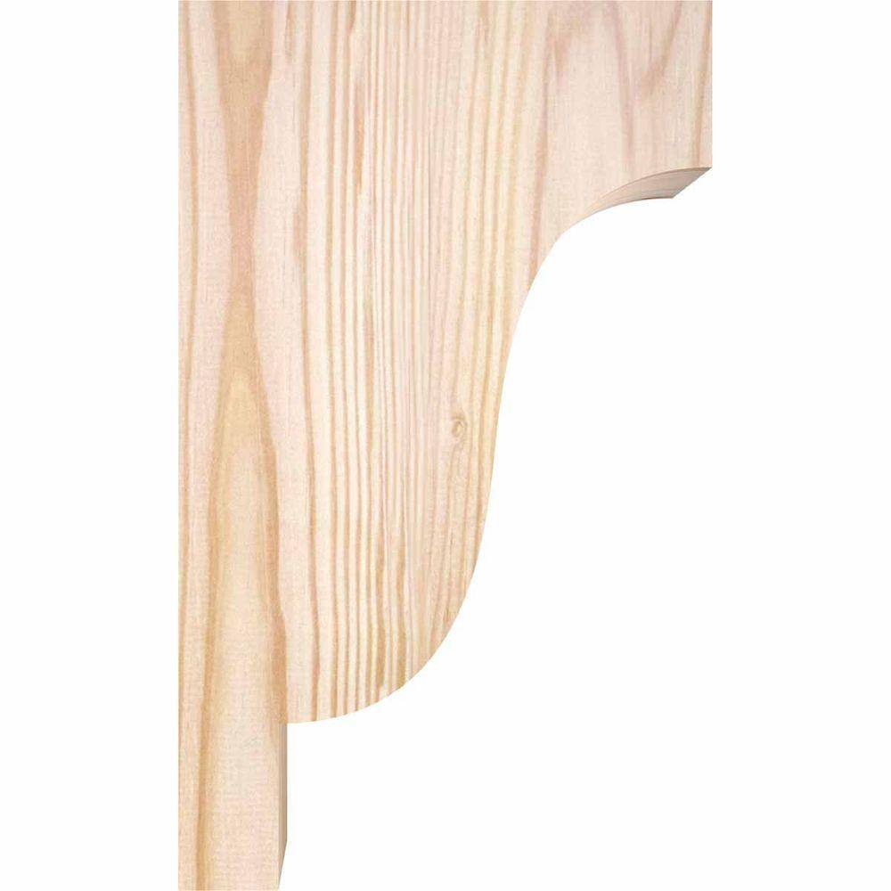 Douglas Fir Smooth 10" x 5.5" x 6" Rustic Corbel
