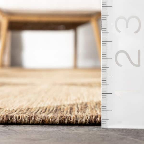 nuLOOM Sabina Diamond Trellis Beige 10 ft. x 12 ft. Indoor