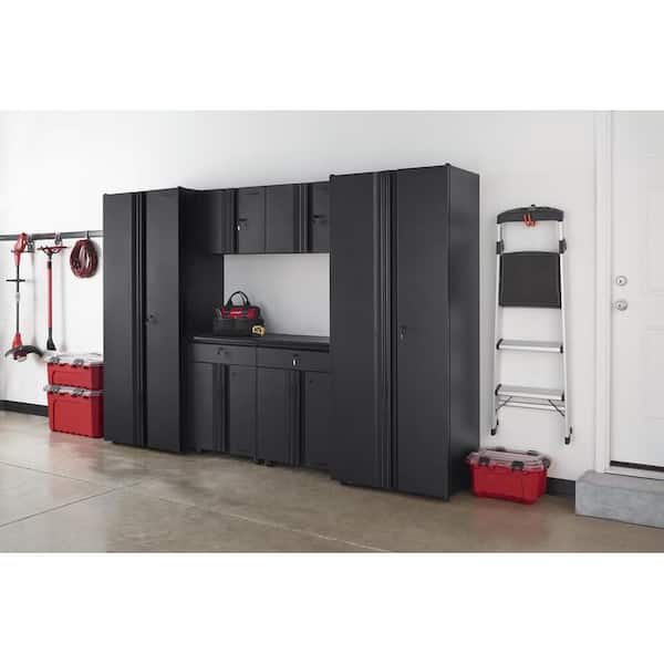 Husky 6 Piece Regular Duty Welded Steel, Home Depot Garage Storage Cabinets With Doors