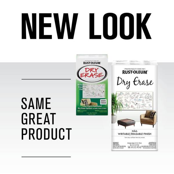 16 oz. White Gloss Dry Erase Paint Kit (Case of 2)