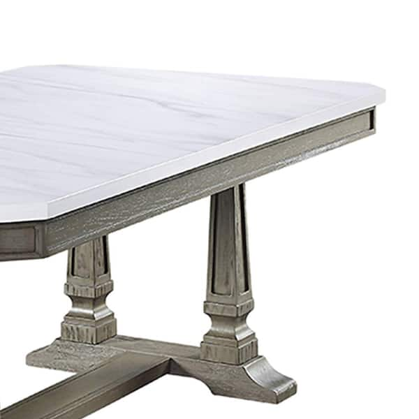 https://images.thdstatic.com/productImages/1a5abaf6-5198-46a0-85da-6ececa4280d9/svn/marble-top-weathered-oak-finish-acme-furniture-kitchen-dining-tables-73260-1f_600.jpg