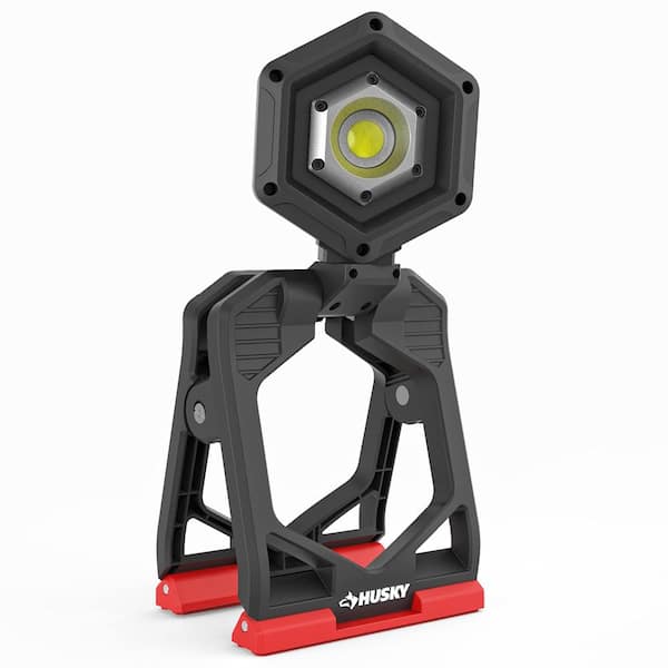 Husky 1500-Lumens Rechargeable Clamp LED Work Light