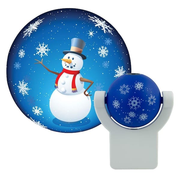 Projectables Holiday Snowman Automatic LED Night Light