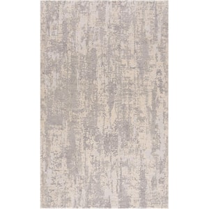 Vogue Grey 6 ft. 6 in. x 9 ft. 6 in. Modern Abstract Area Rug