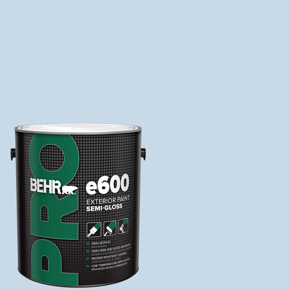 BEHR PRO 1 gal. #MQ3-24 Celestial Light Semi-Gloss Exterior Paint PR67001 -  The Home Depot, image size:1000x1000