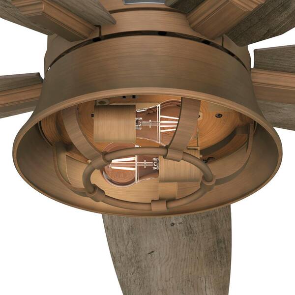 Hunter Hampshire 52 in. Indoor Weathered Copper Ceiling Fan with