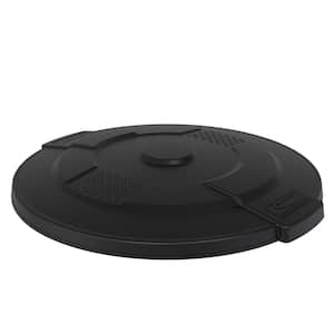 Black Trash Can Lid for 55 Gal. Trash Can