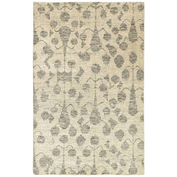 LR Home Oushak Natural 8 ft. x 10 ft. Indoor Area Rug