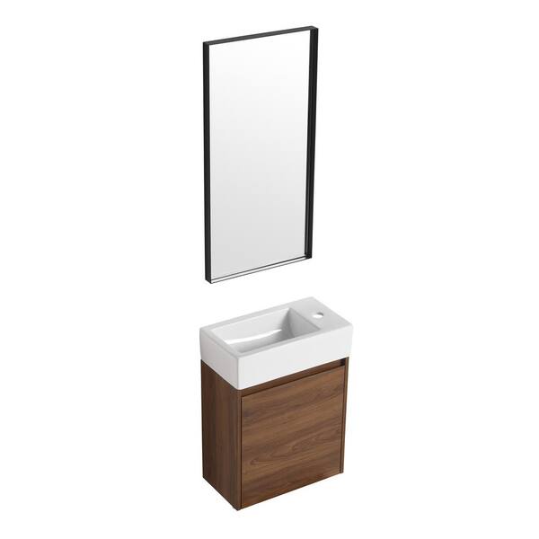  VINGLI Under Sink Bathroom Cabinet Pedestal Sink Free