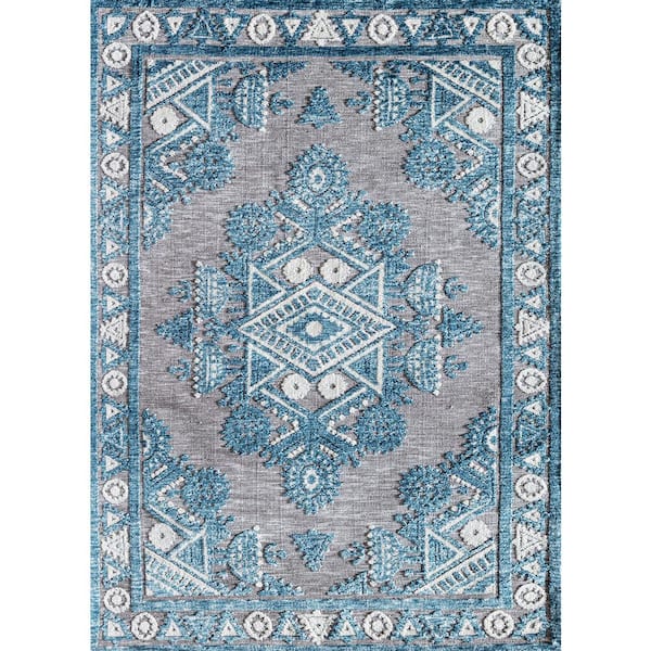 Blue Wonder 8 ft. x 10 ft. Indoor Area Rug