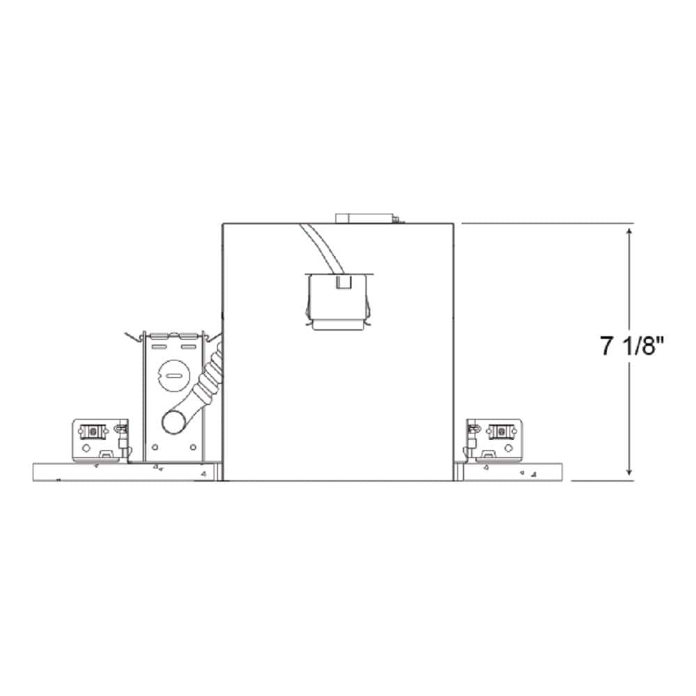 6-Inch Aluminum Indoor/Outdoor Incandescent LED Housing