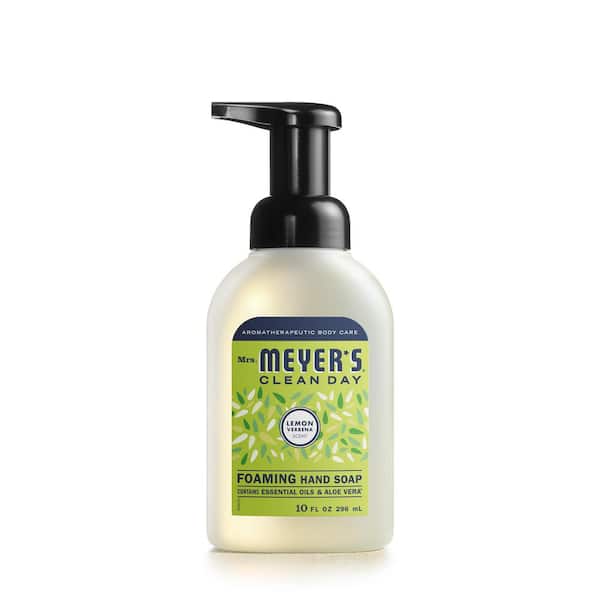 Mrs. Meyer's Clean Day 10 oz Lemon Verbena Scent Foaming Hand Soap 662032 -  The Home Depot