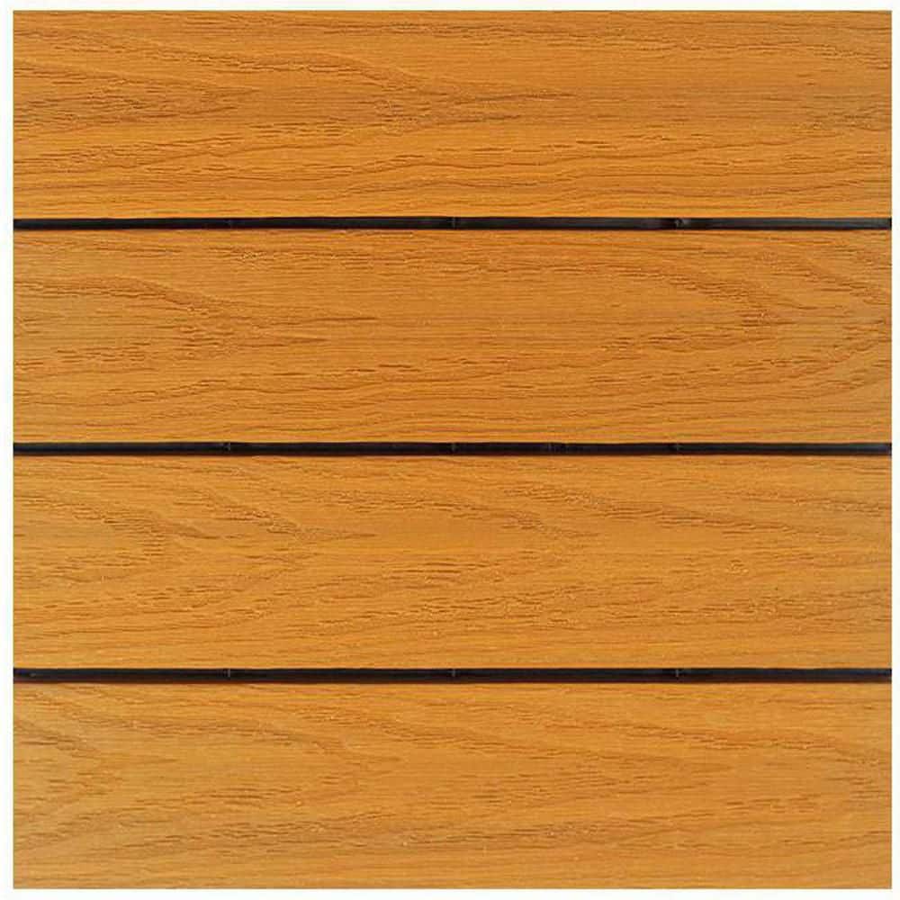 NewTechWood UltraShield Naturale 1 ft. x 1 ft. Quick Deck