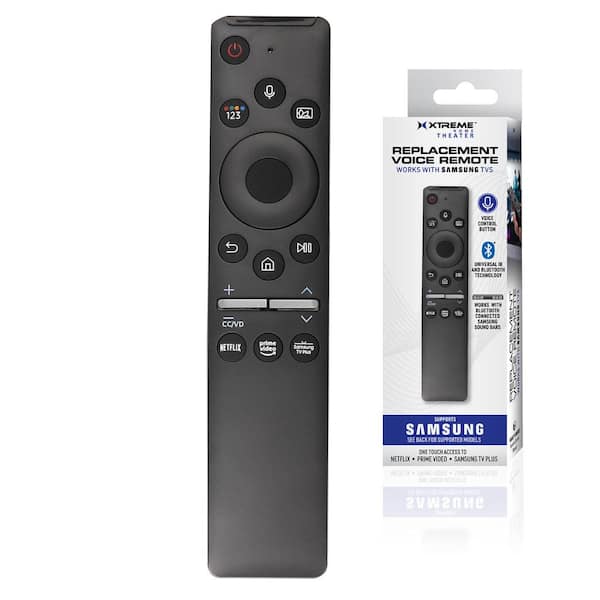 XTREME Universal Samsung Replacement Bluetooth Voice Controlled Television Remote, Netflix, Prime Video, Sound Bar